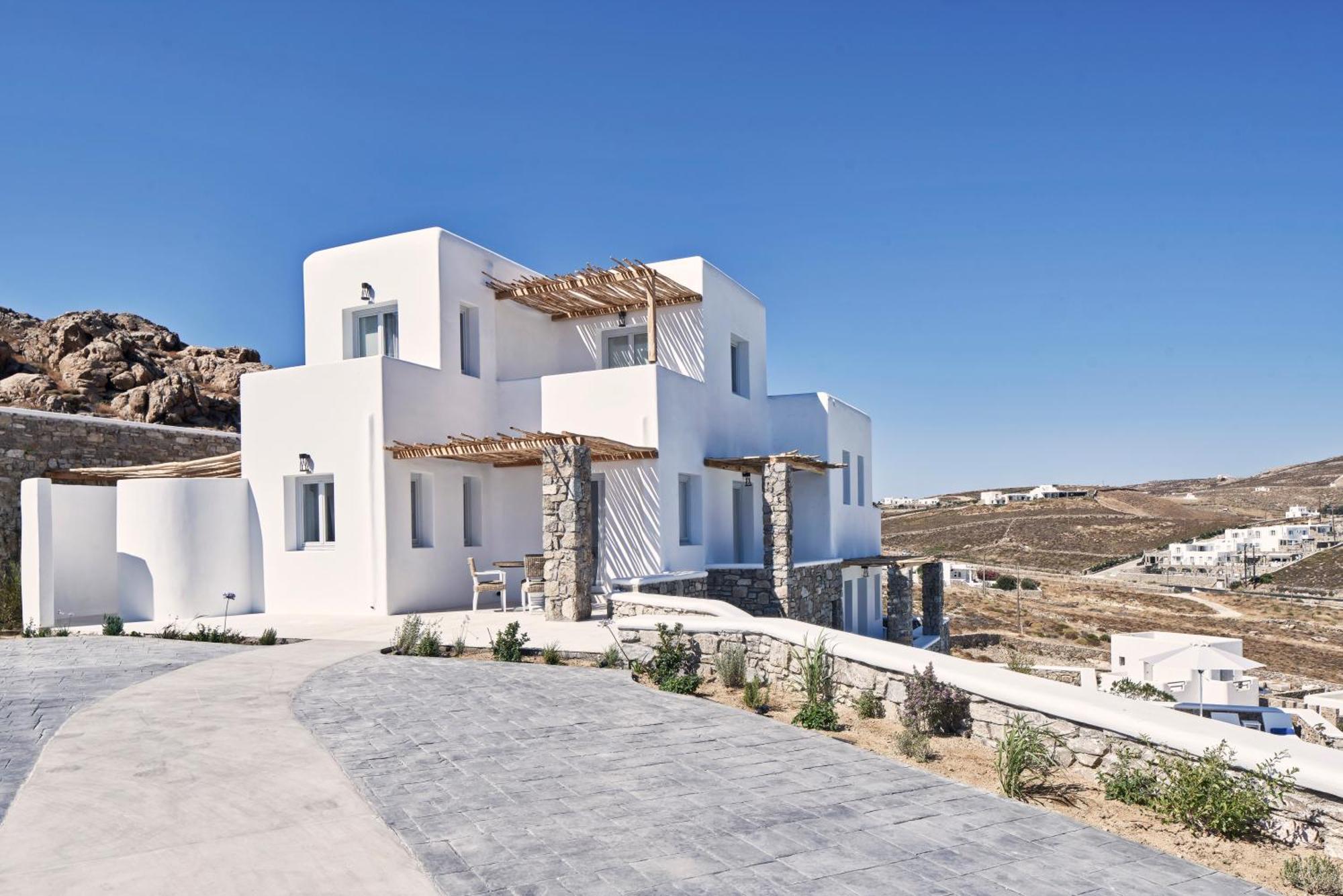 Katikies Villas Mykonos Elia  エクステリア 写真