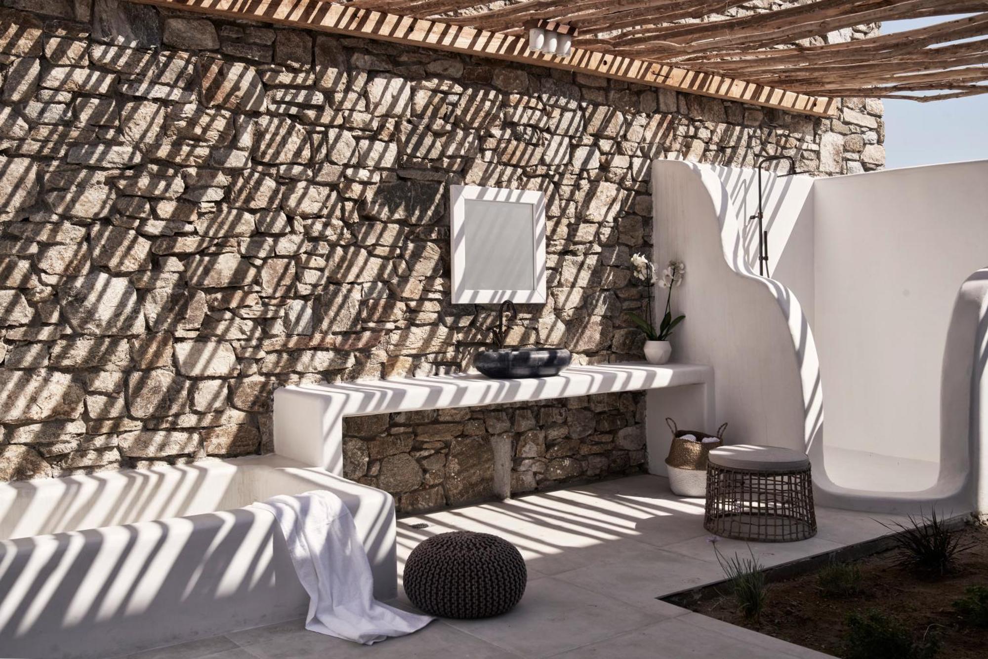 Katikies Villas Mykonos Elia  エクステリア 写真