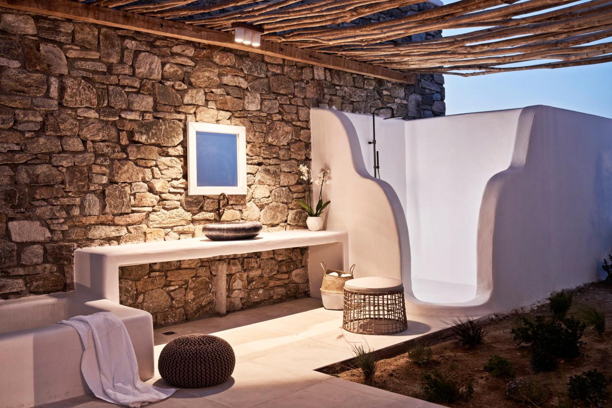 Katikies Villas Mykonos Elia  エクステリア 写真