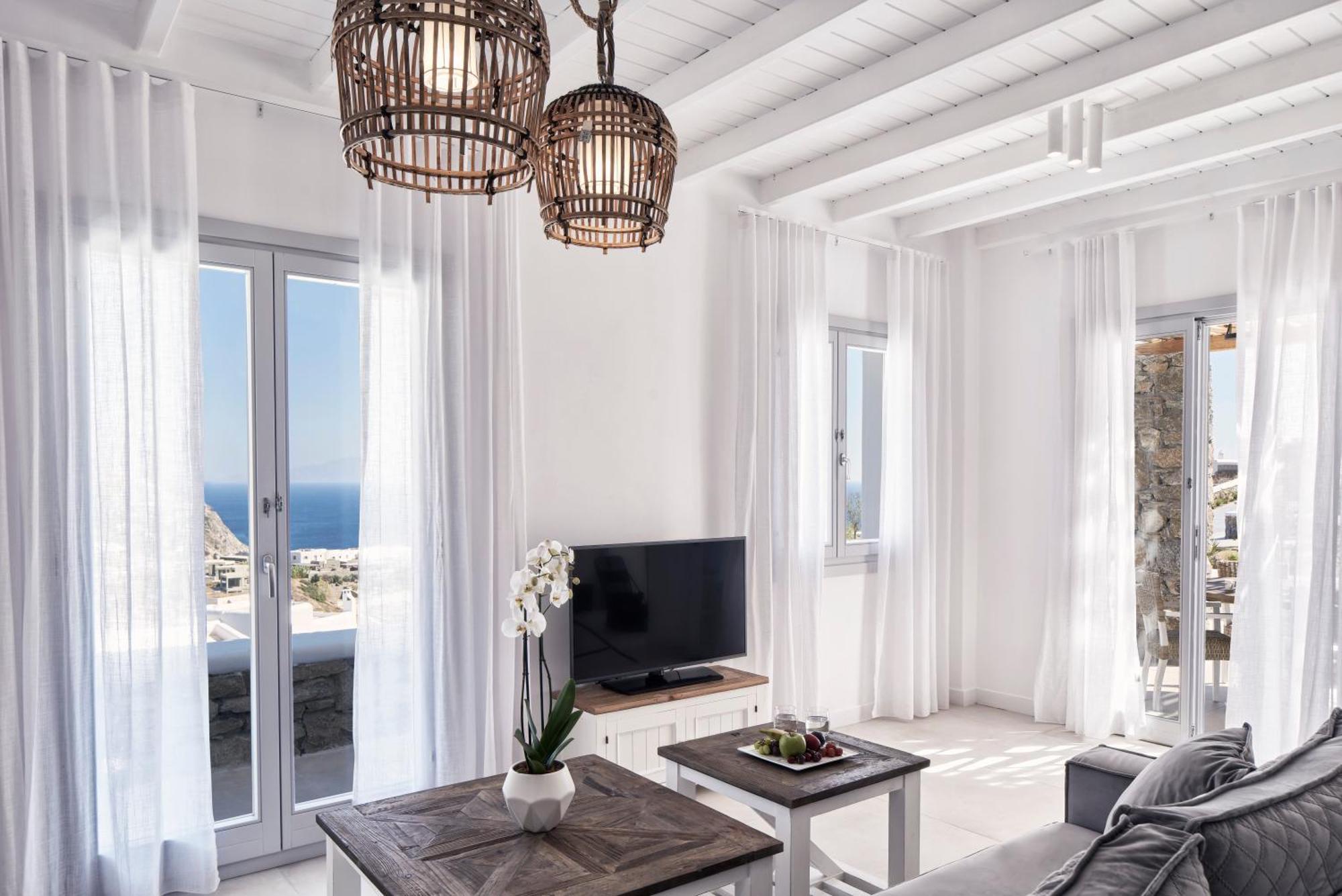 Katikies Villas Mykonos Elia  エクステリア 写真