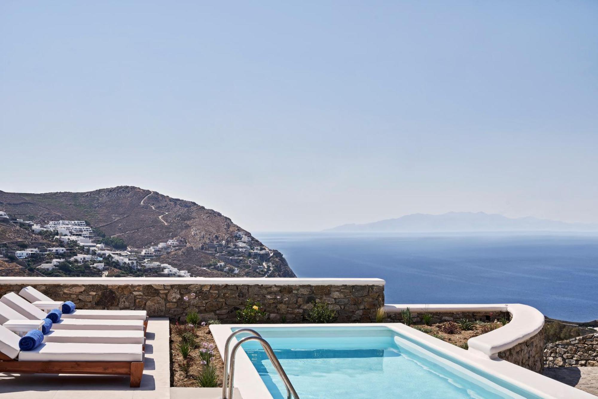 Katikies Villas Mykonos Elia  エクステリア 写真