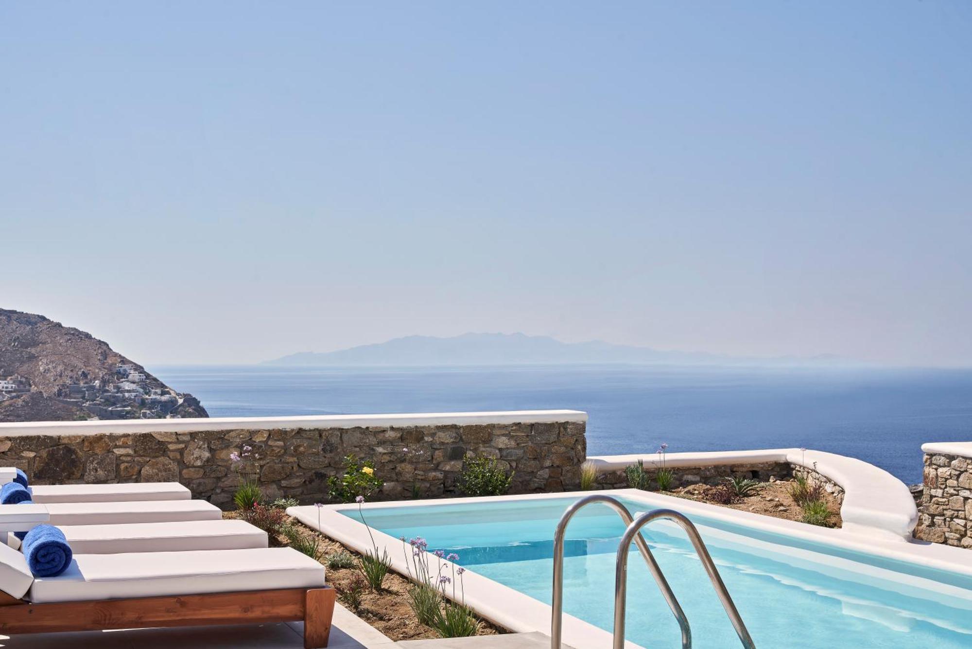 Katikies Villas Mykonos Elia  エクステリア 写真