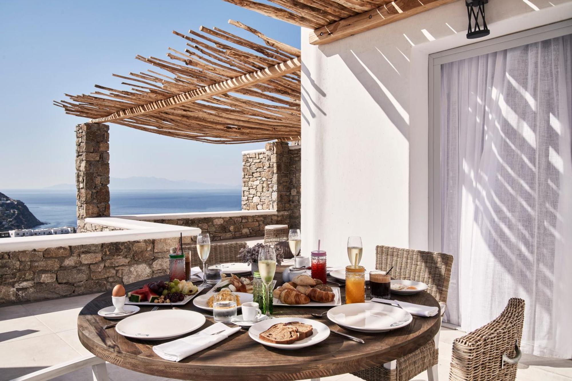 Katikies Villas Mykonos Elia  エクステリア 写真