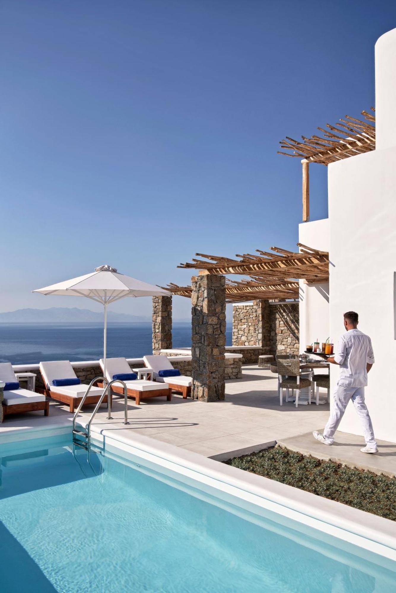 Katikies Villas Mykonos Elia  エクステリア 写真