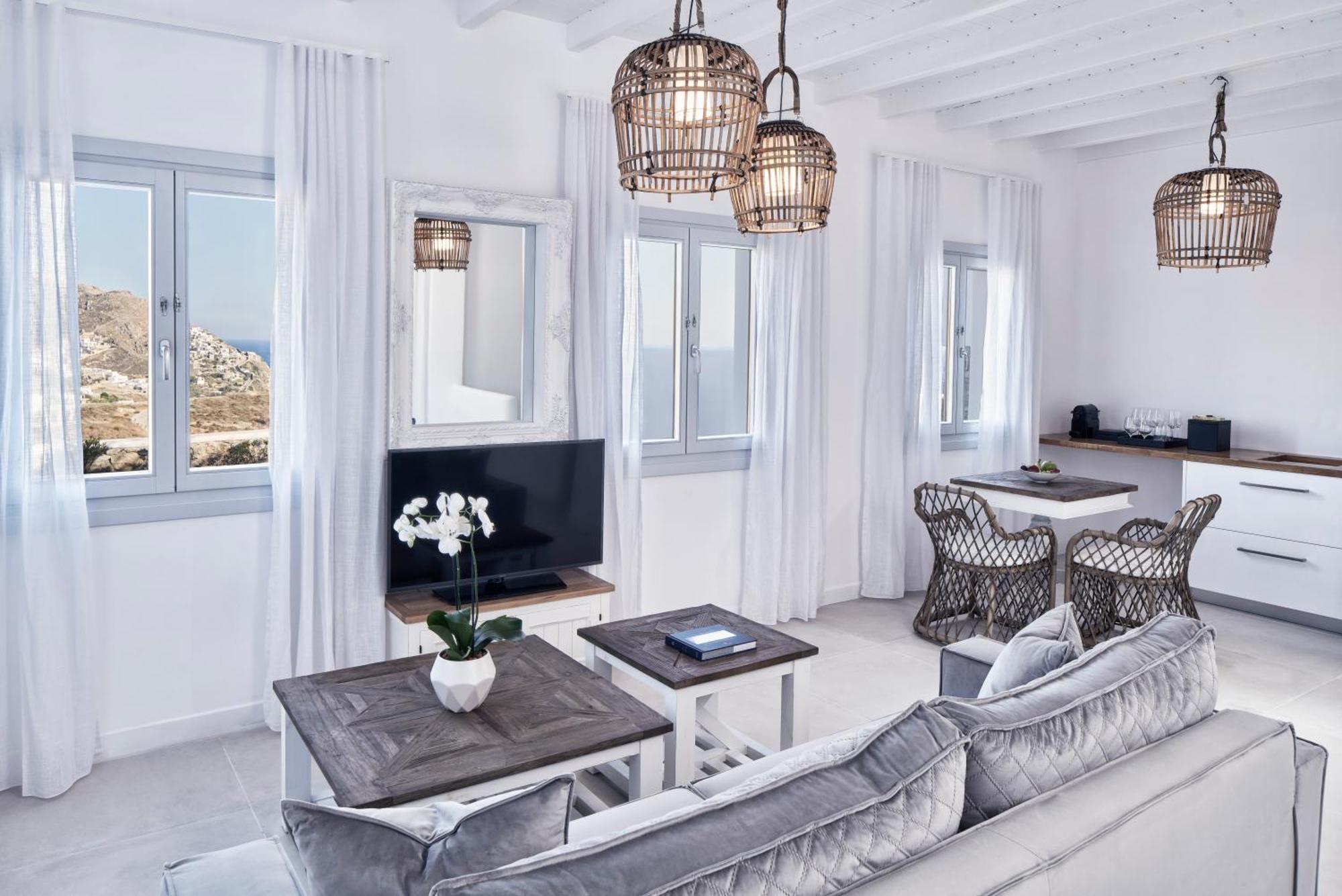 Katikies Villas Mykonos Elia  エクステリア 写真