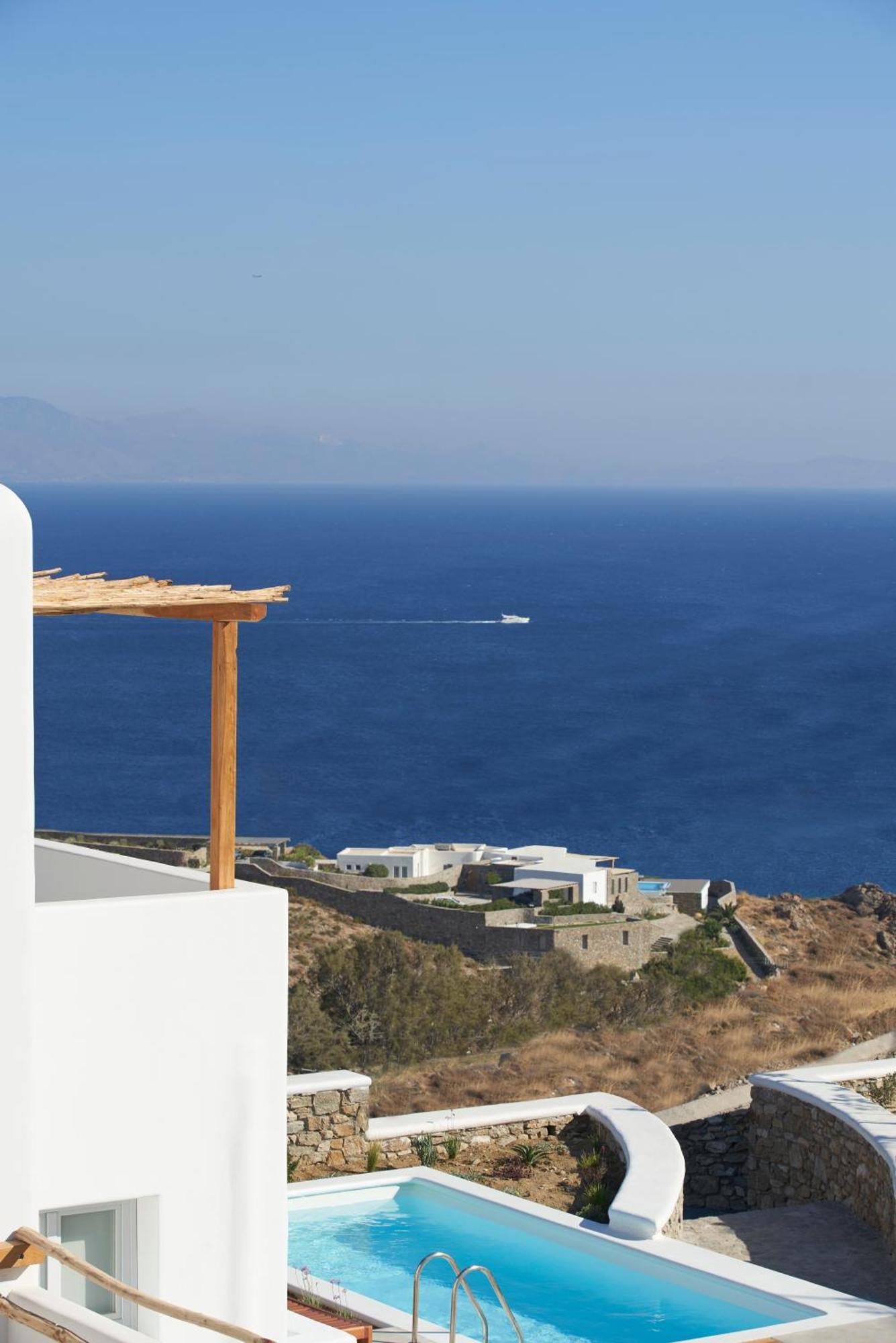 Katikies Villas Mykonos Elia  エクステリア 写真